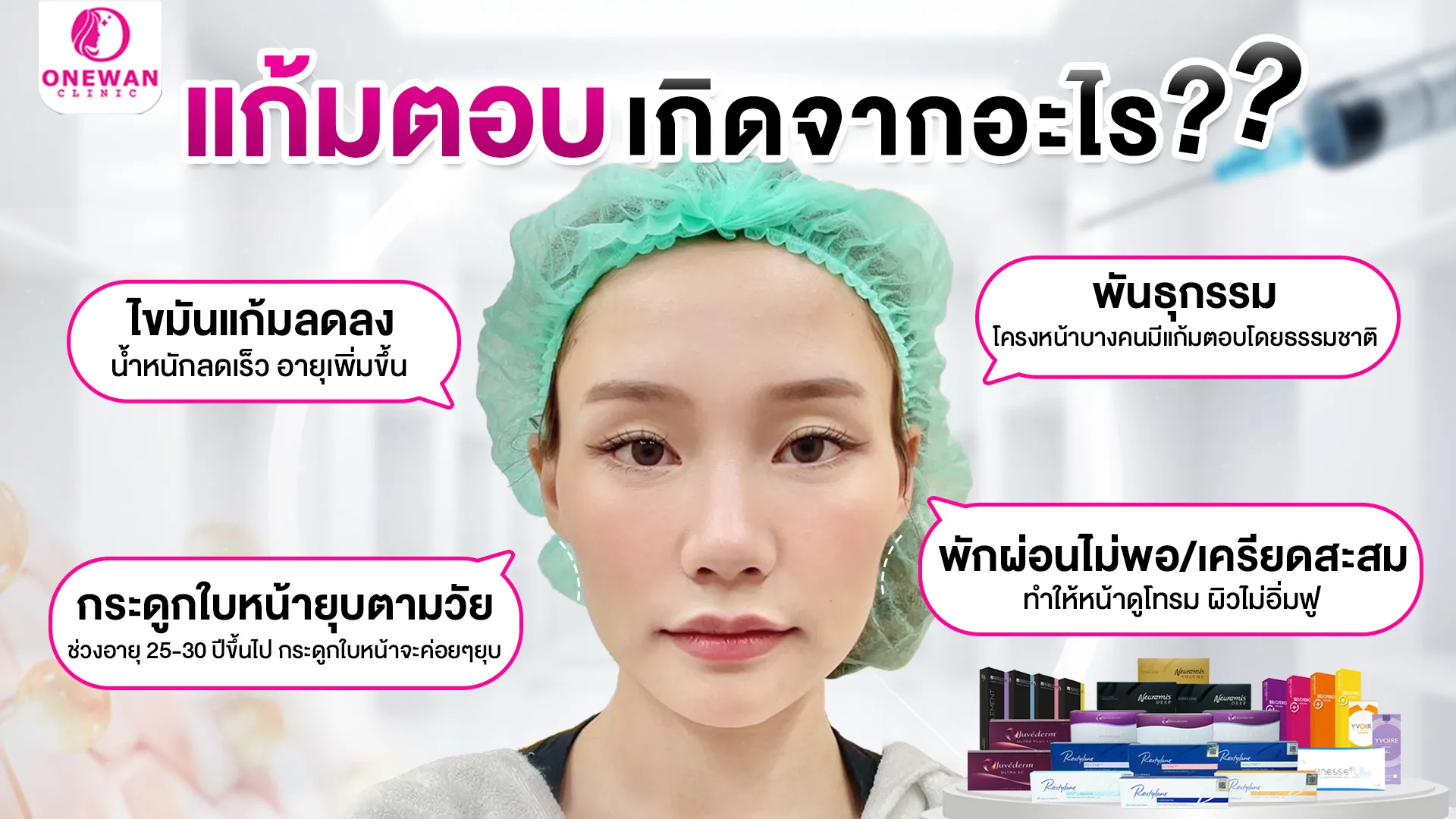 แก้มตอบเกิดจากสาเหตุอะไร