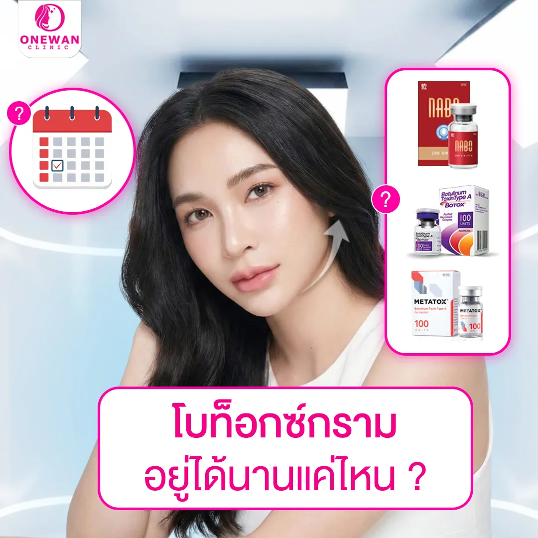 ฉีด Botox กราม อยู่ได้นานแค่ไหน