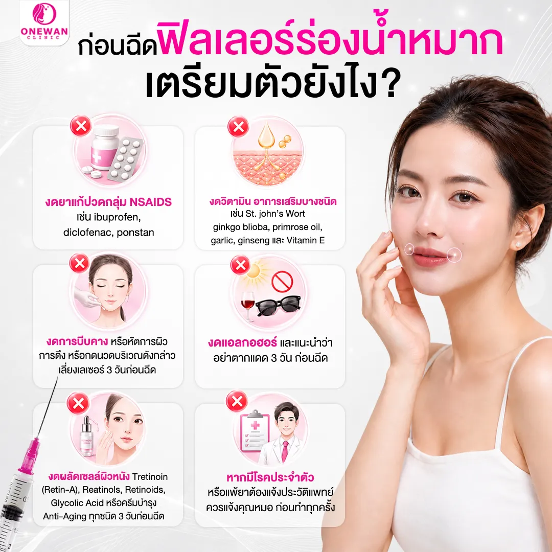 ก่อนฉีดฟิลเลอร์ร่องน้ำหมาก เตรียมตัวยังไง